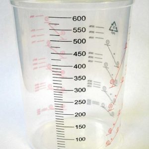 plastic measure cups
