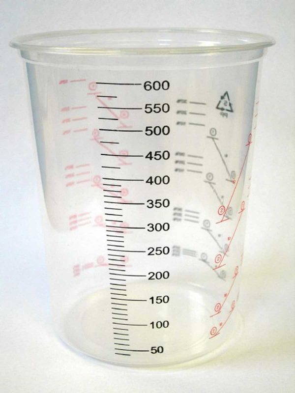 plastic measure cups