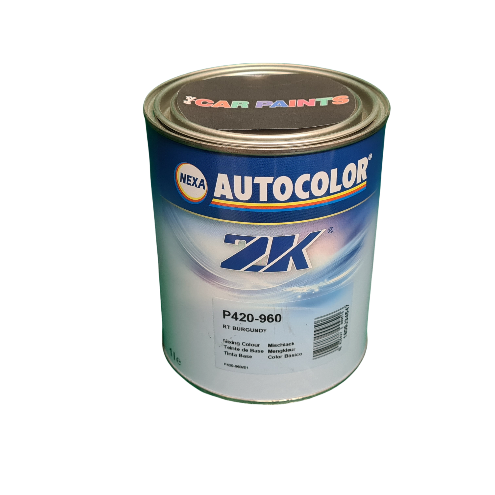 Nexa Autocolor ICI 2K Tinter P420960 Burgundy 1 Litre YTS Car Paints Ltd